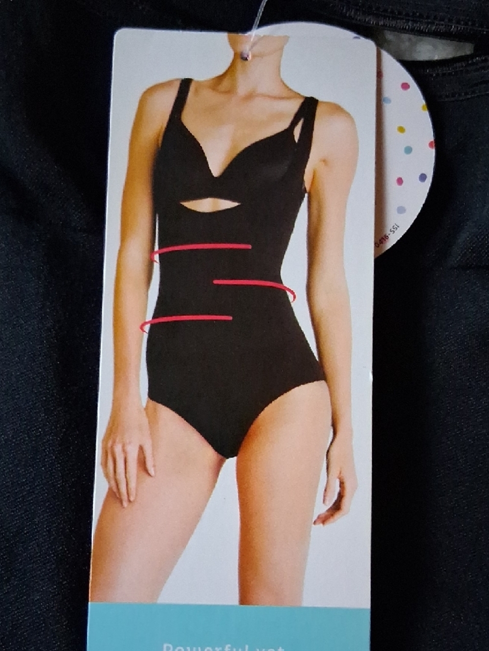 NWT! Assets Spanx Black Shaping Bodysuit